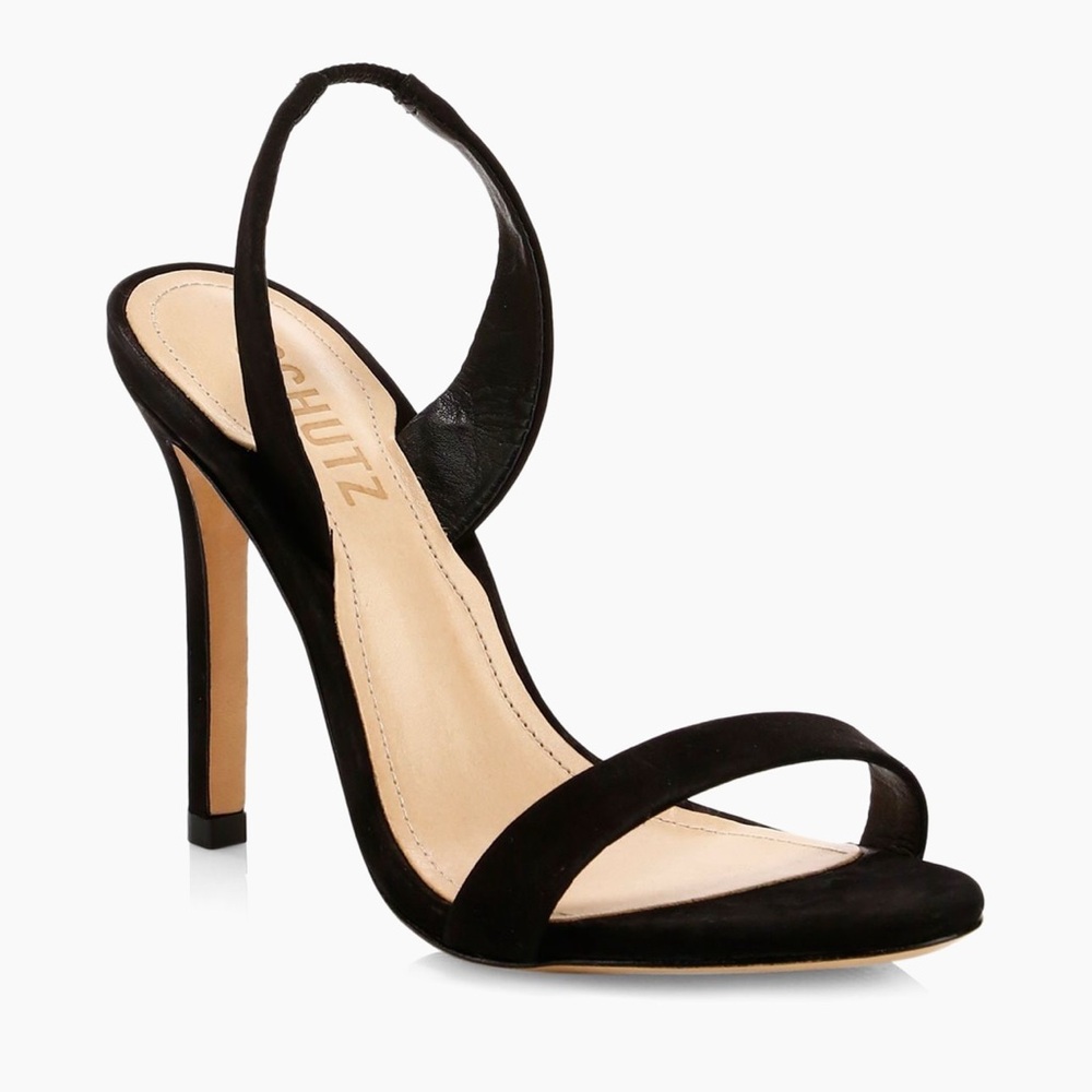 Schutz
Luriane Suede Slingback Sandals